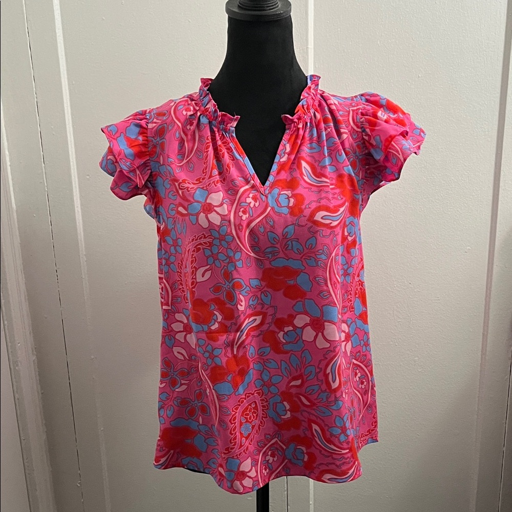 SUGARLIPS Sao Paulo Garnet Bellissima
Ruffle Sleeve Top - Picture 2 of 15